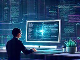 Image représentant la conception et le développement de logiciels d'IA.